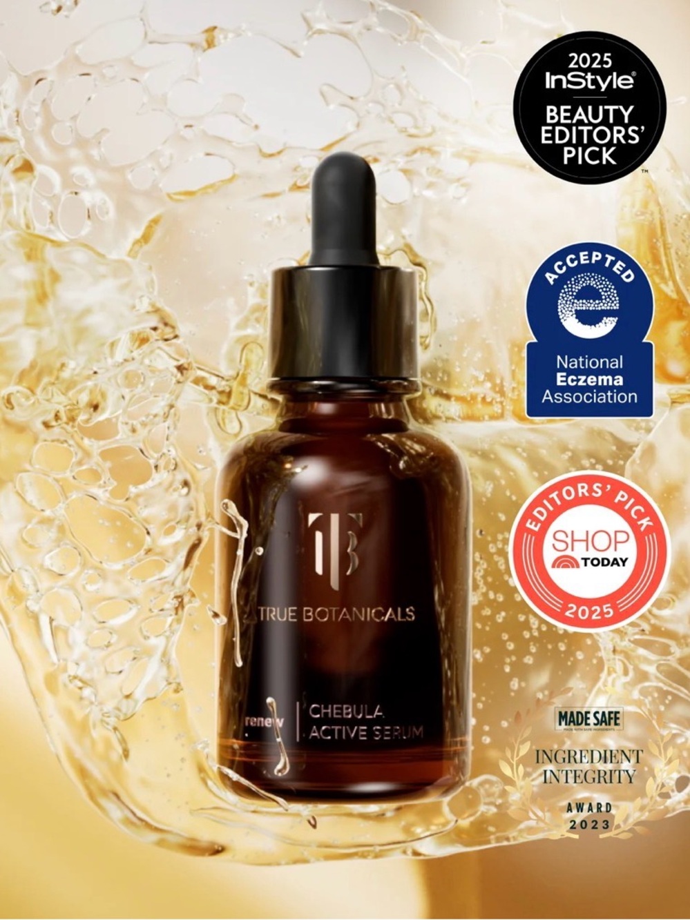 True Botanicals Chebula Active Serum — Renewing Face Serum
